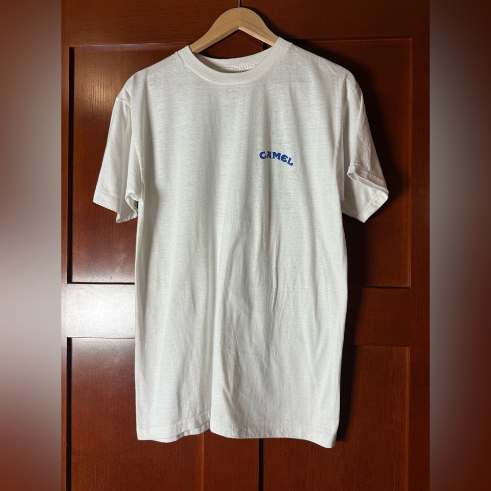 90’s Vintage Camel Smooth Character Graphic White T-Shirt Size XL - Picture 2 of 8